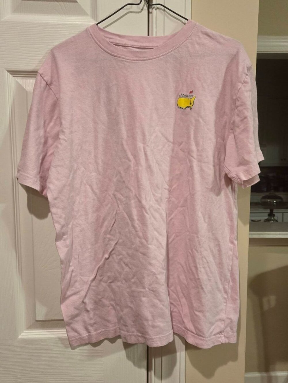 The Masters Golf Tournament Pink Amen Corner Floral Graphic T-Shirt Size Medium